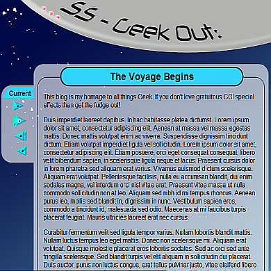 Geek Out Blog screenshot